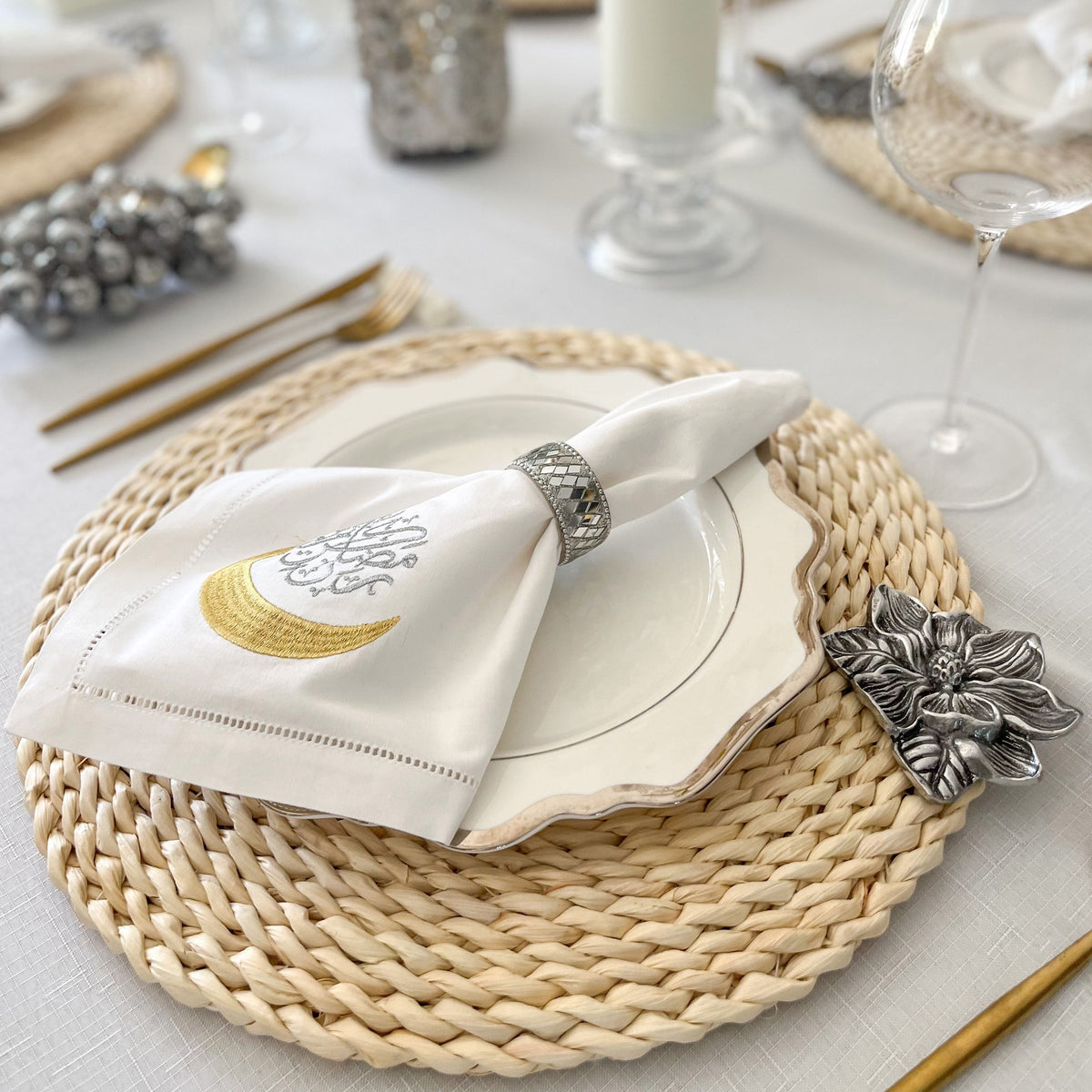 Arthur Court Magnolia Magnolia Placemats - set of 4