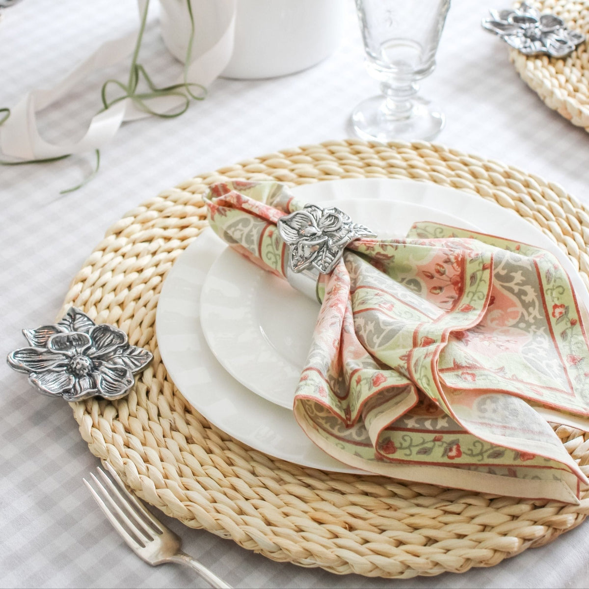 Arthur Court Magnolia Magnolia Placemats - set of 4