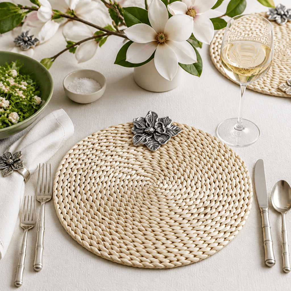 Arthur Court Magnolia Magnolia Placemats - set of 4
