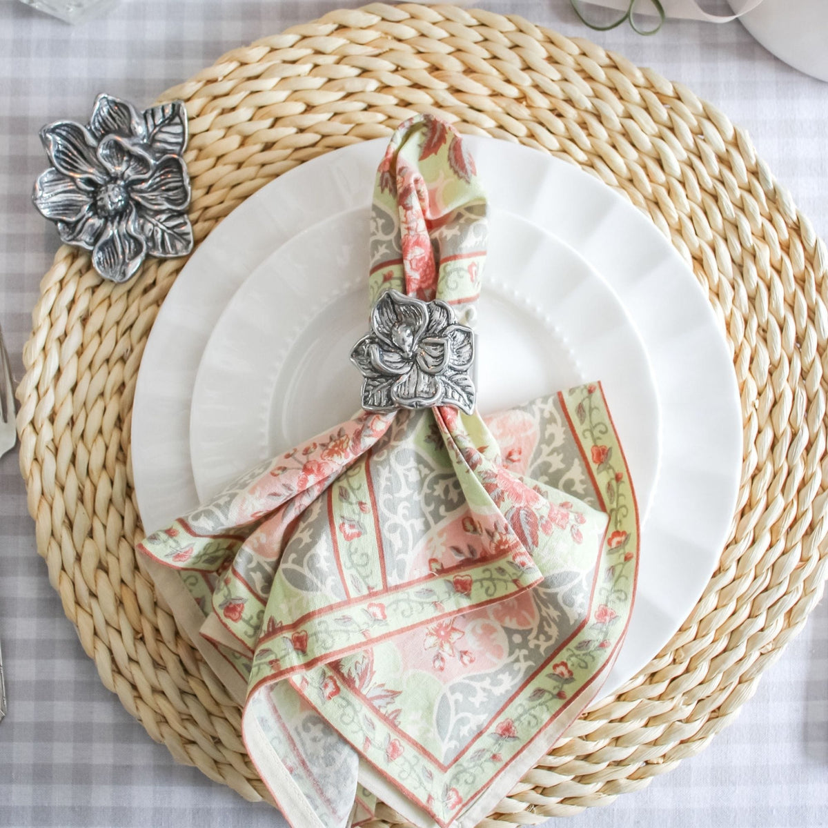 Arthur Court Magnolia Magnolia Placemats - set of 4
