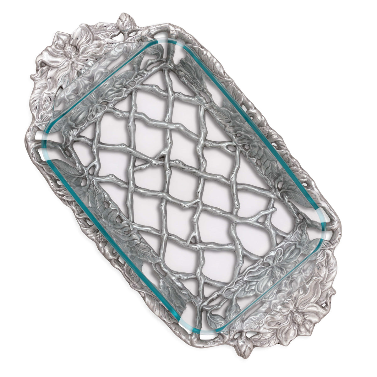 Arthur Court Magnolia Magnolia Pyrex Holder 3qt