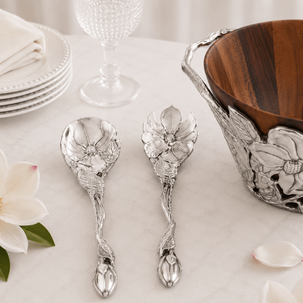 Arthur Court Magnolia Magnolia Serving Set