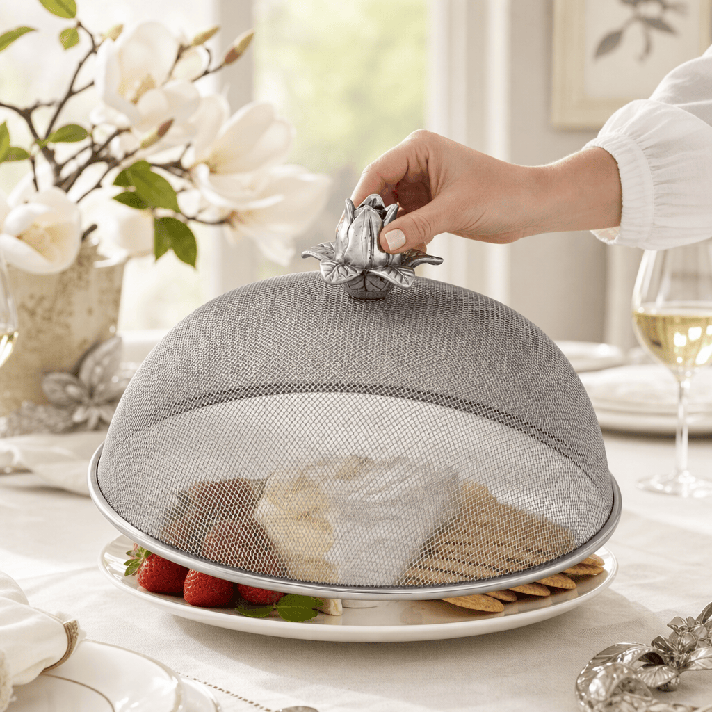 Arthur Court Magnolia Magnolia Stainless Mesh Picnic Cover