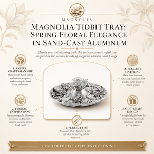 Arthur Court Magnolia Magnolia Tidbit Tray