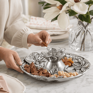 Arthur Court Magnolia Magnolia Tidbit Tray