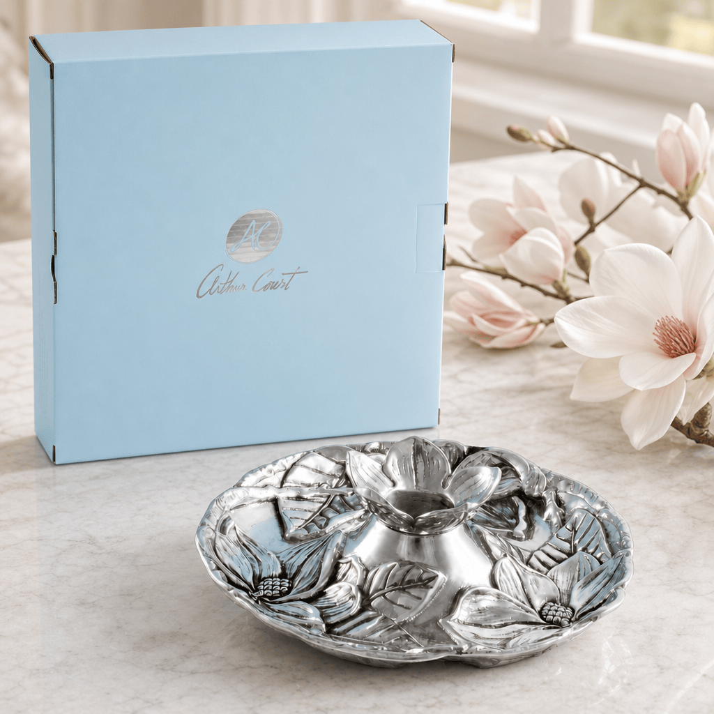 Arthur Court Magnolia Magnolia Tidbit Tray
