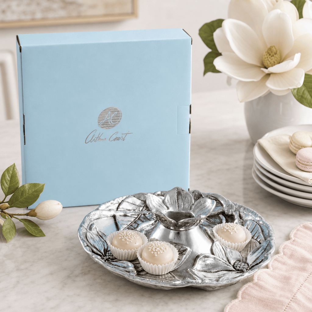 Arthur Court Magnolia Magnolia Tidbit Tray