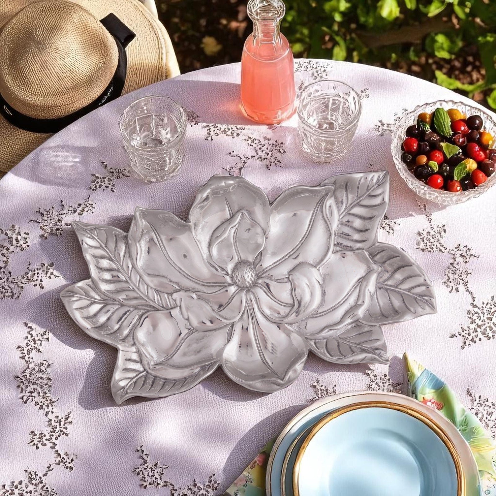 Arthur Court Magnolia Magnolia Tray 8x13.5