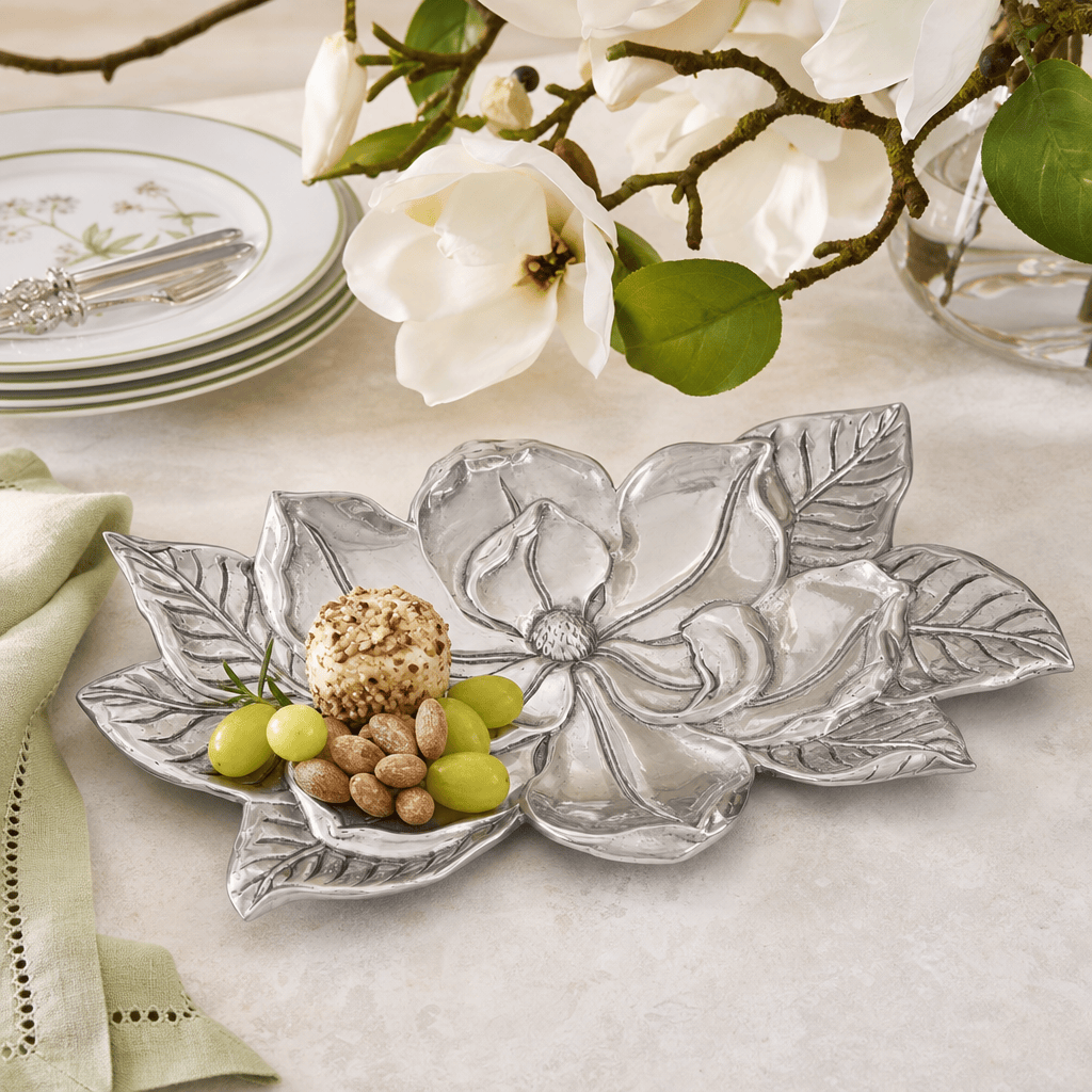 Arthur Court Magnolia Magnolia Tray 8x13.5