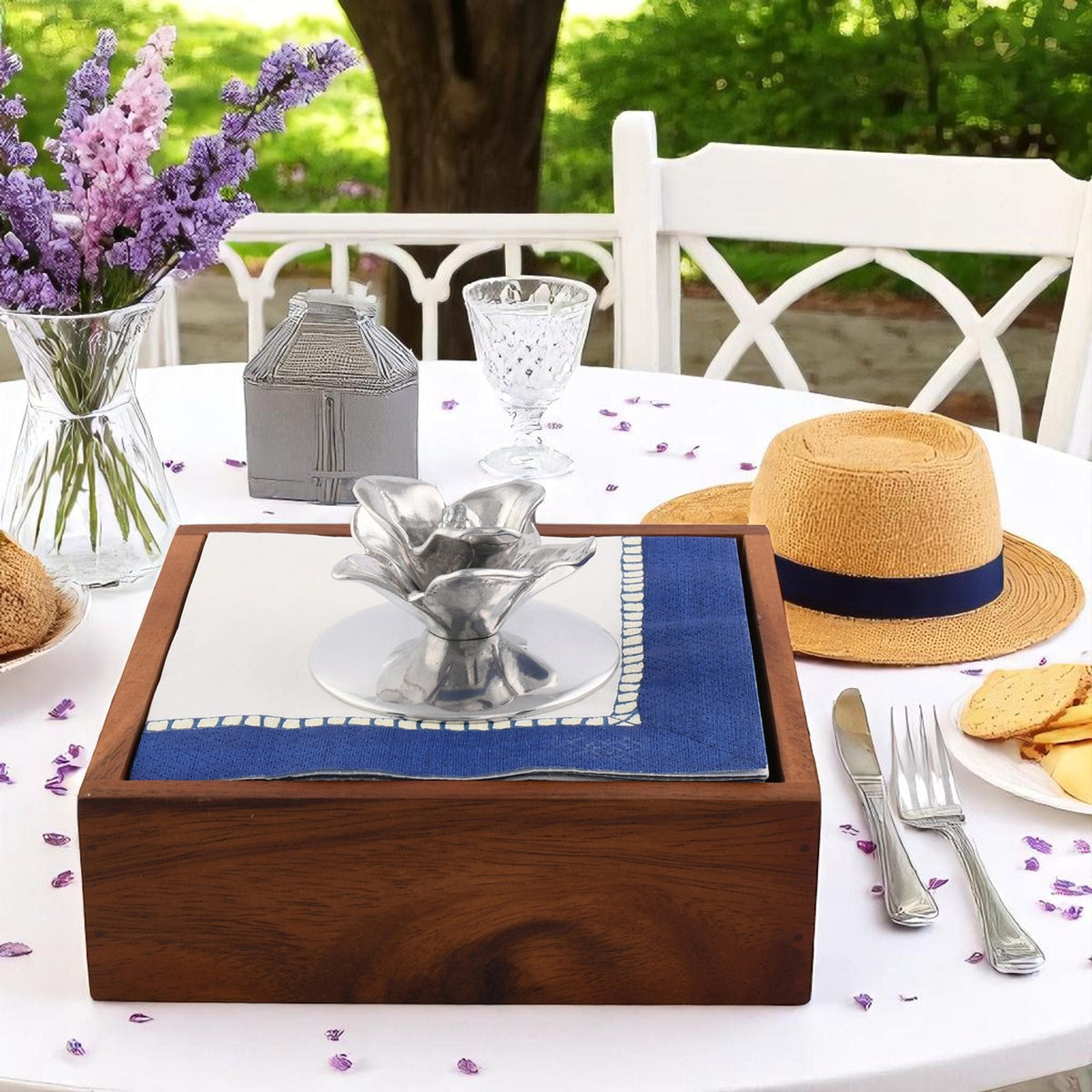 Arthur Court Magnolia Napkin Weight - Magnolia