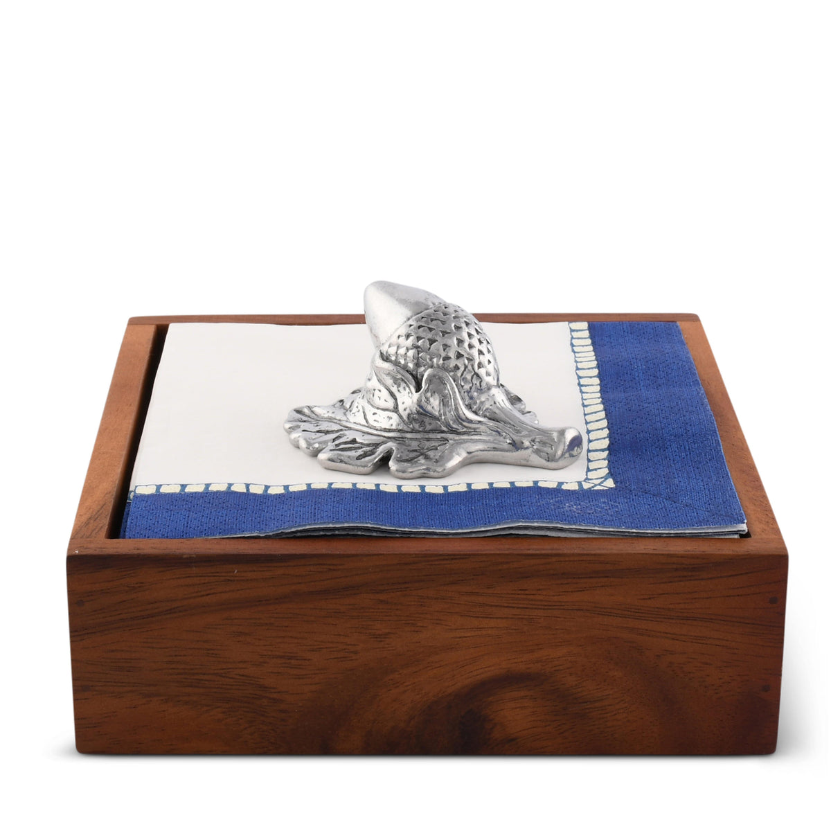 Arthur Court Majestic Forest Large Aluminan Acorn Napkin Weight