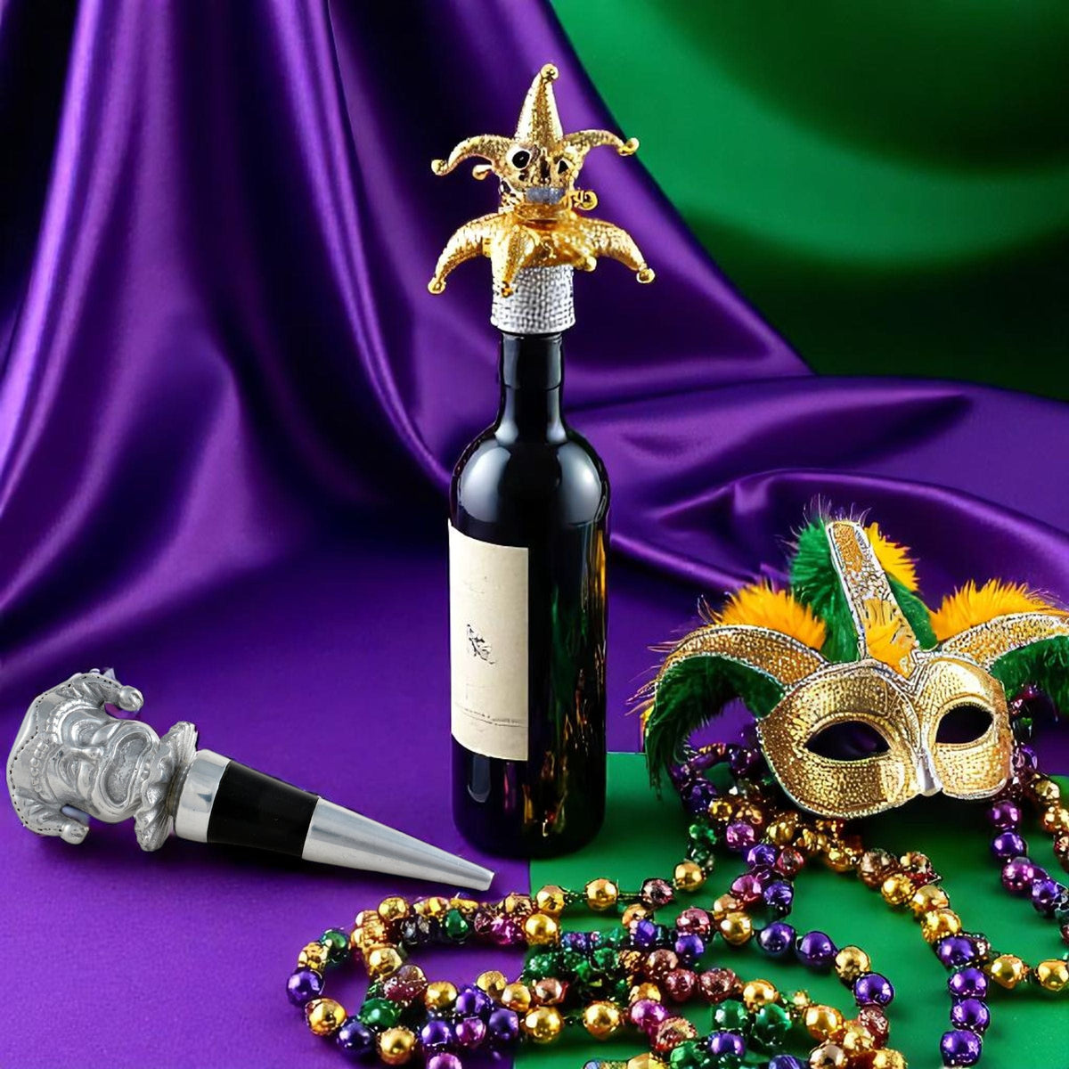 Arthur Court Mardi Gras Mardi Gras Bottle Stopper