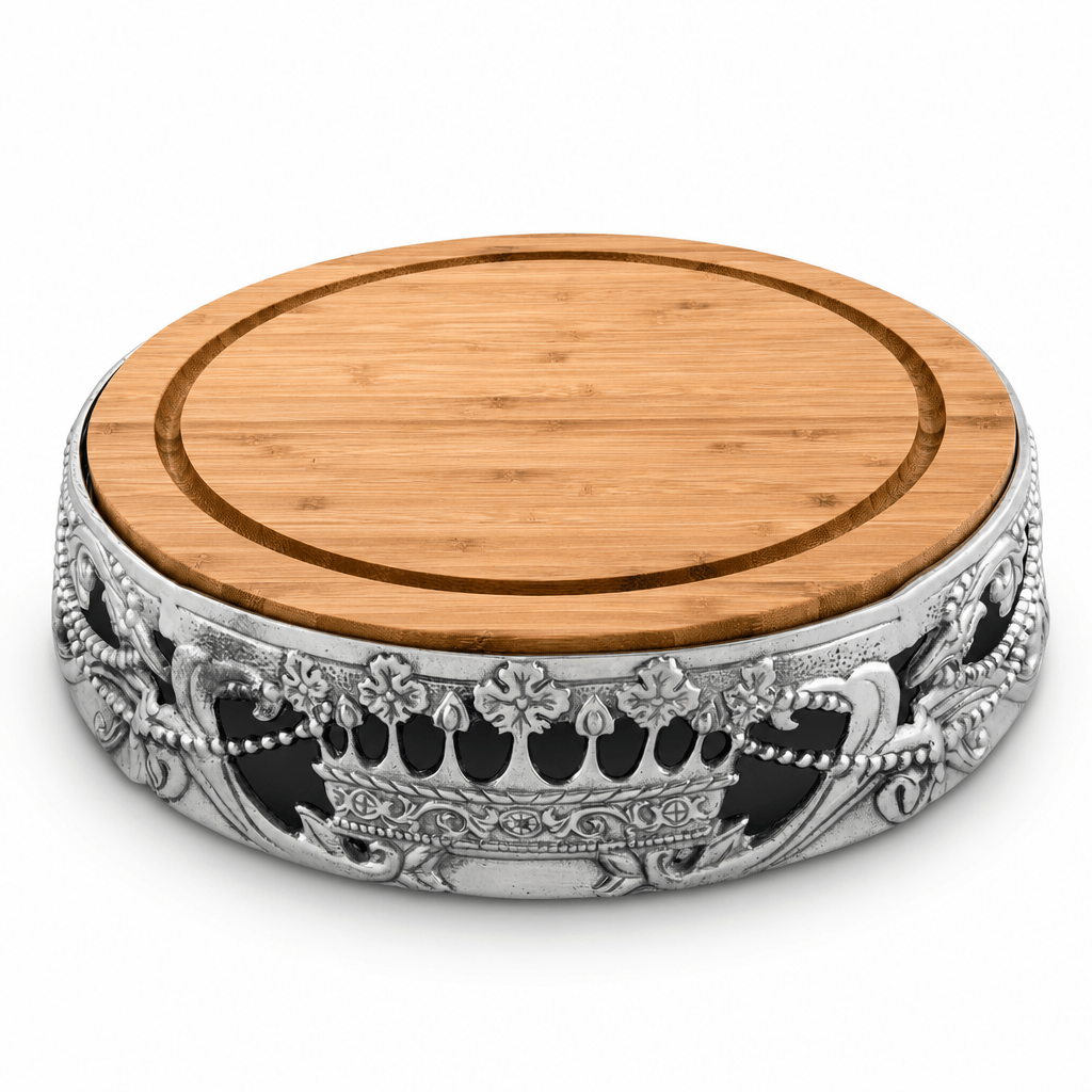 Arthur Court Mardi Gras Mardi Gras Cheese Pedestal