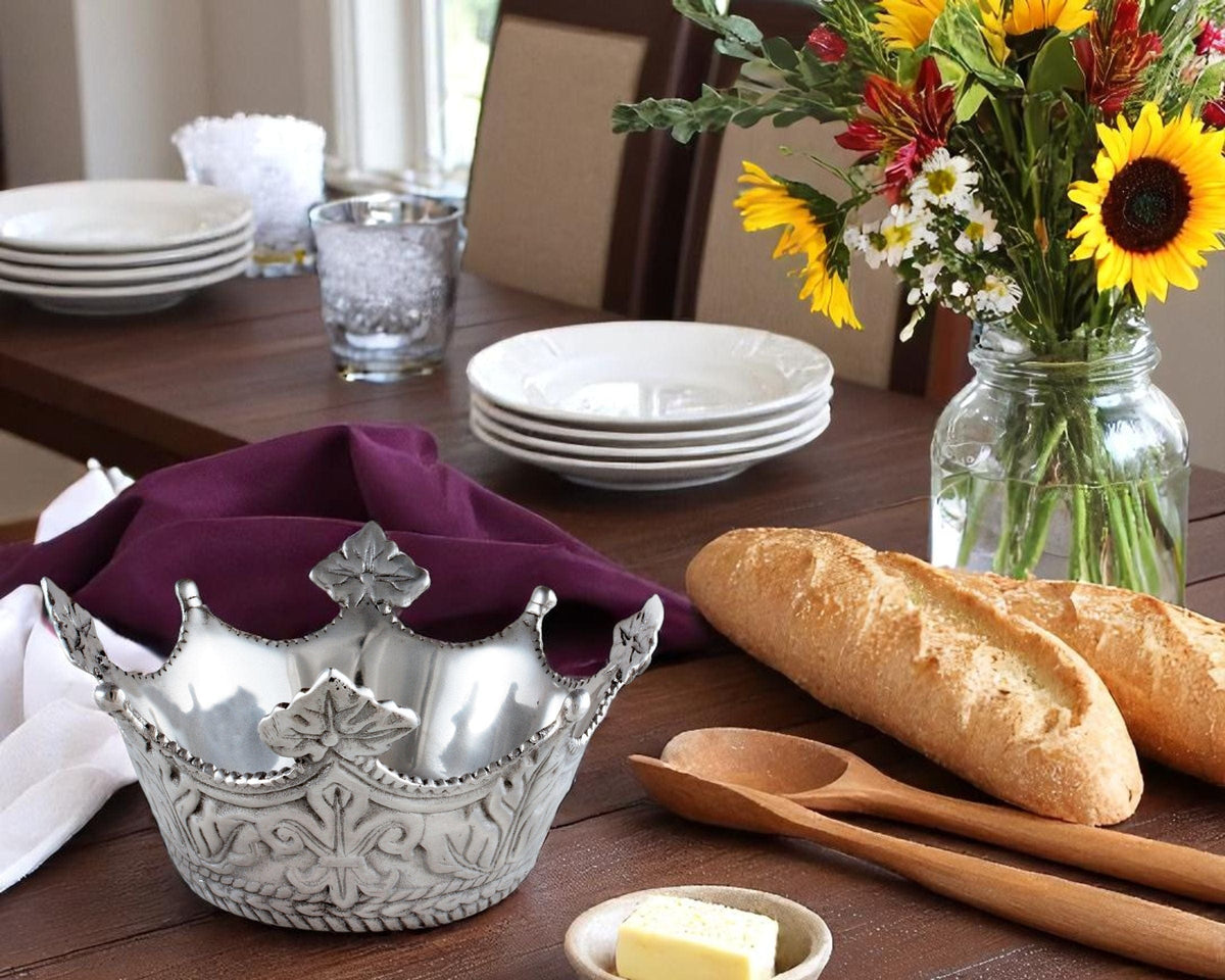 Arthur Court Mardi Gras Mardi Gras Crown Serving Bowl