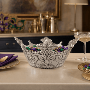Arthur Court Mardi Gras Mardi Gras Crown Serving Bowl