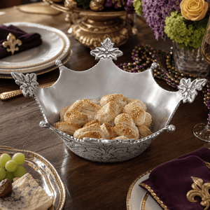 Arthur Court Mardi Gras Mardi Gras Crown Serving Bowl