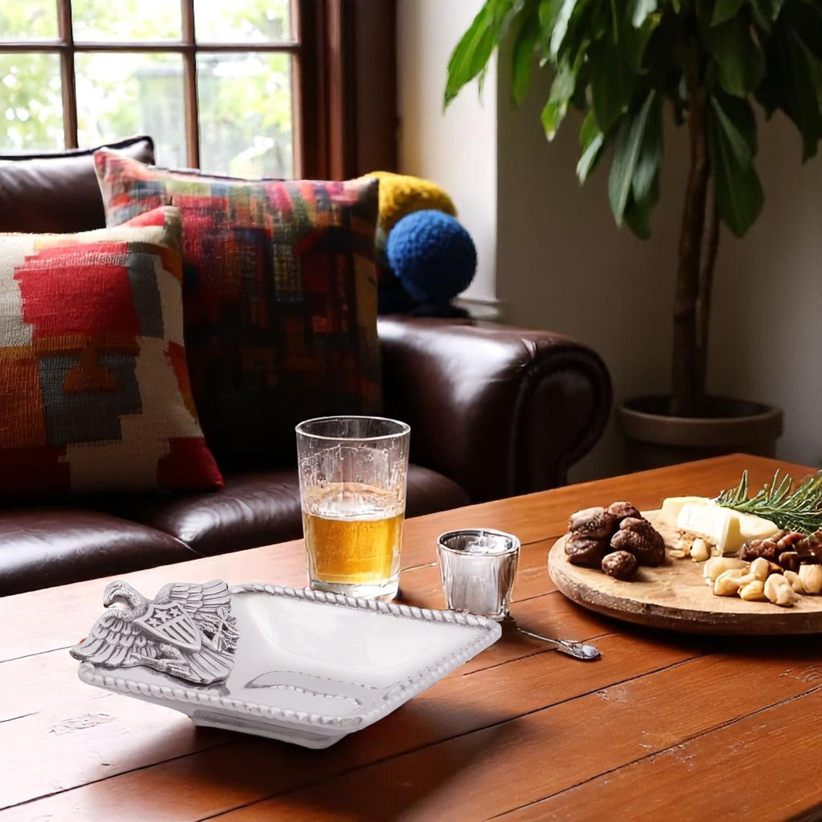 Arthur Court Misc. American Eagle Nut Bowl