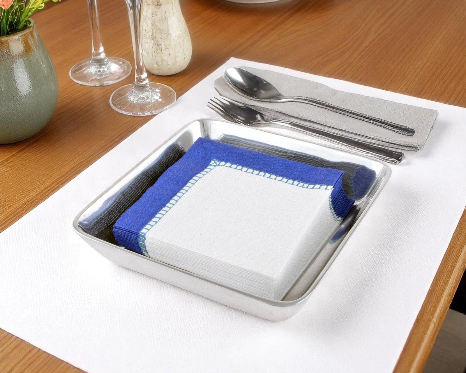 Arthur Court Misc. Cocktail Classic Napkin Box
