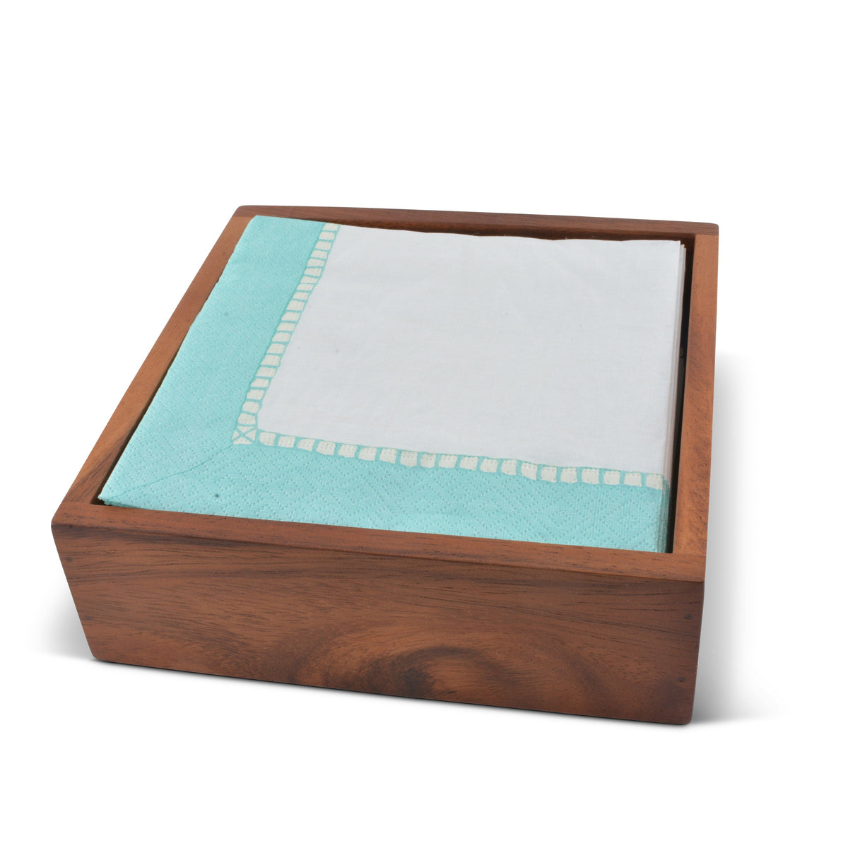 Arthur Court Misc. Luncheon Wood Napkin Box