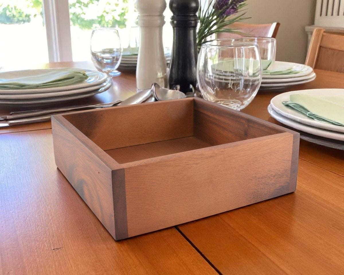 Arthur Court Misc. Luncheon Wood Napkin Box