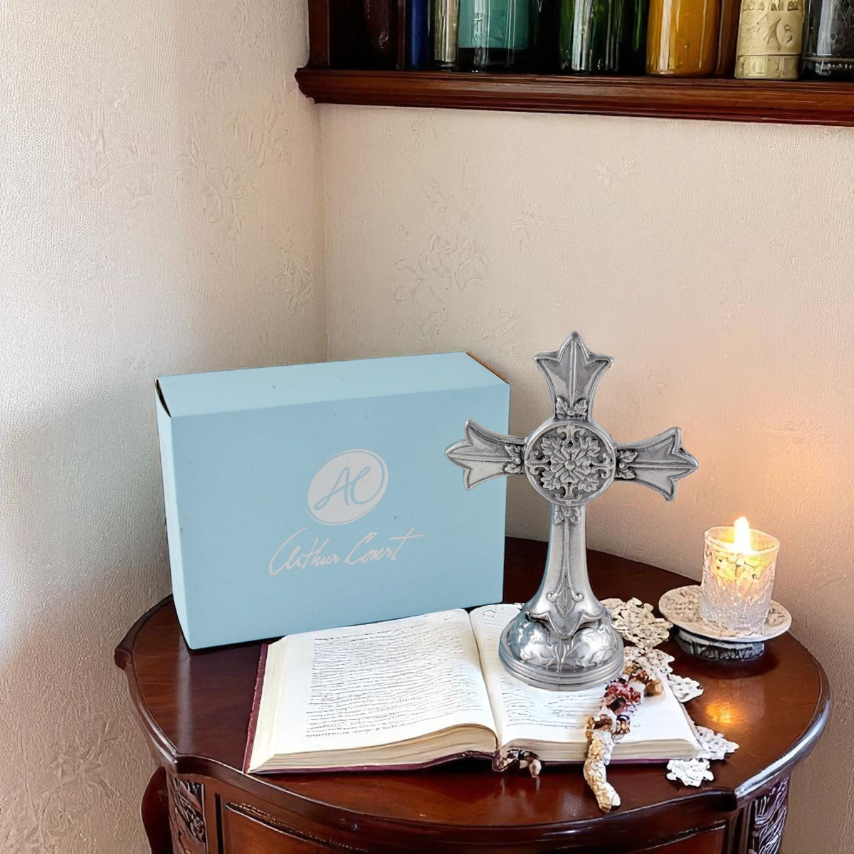 Arthur Court Misc. Medallion Cross