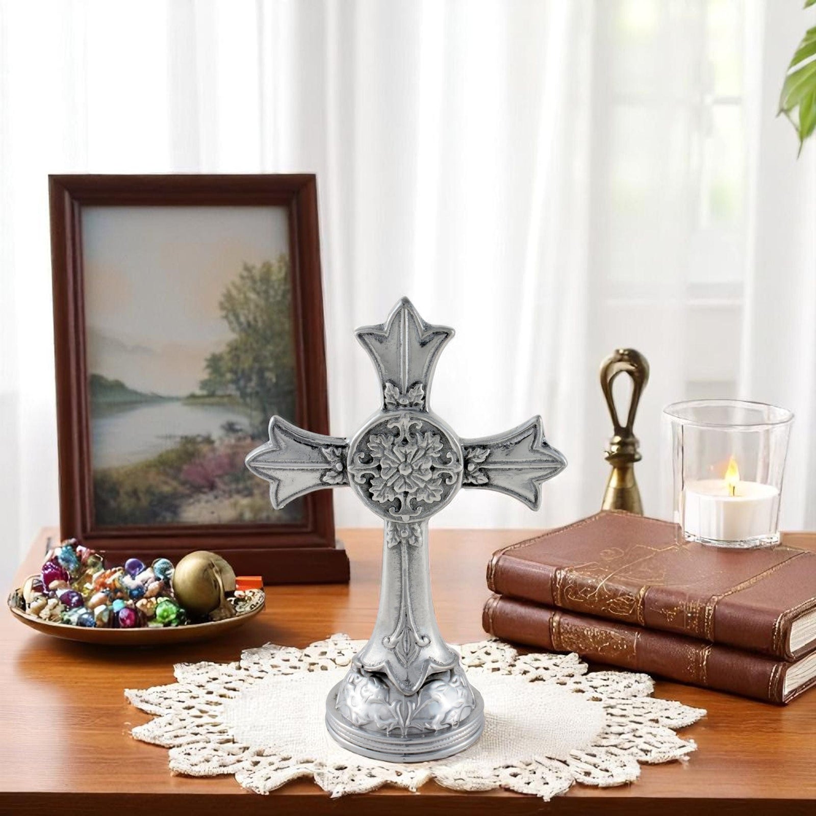 Arthur Court Misc. Medallion Cross