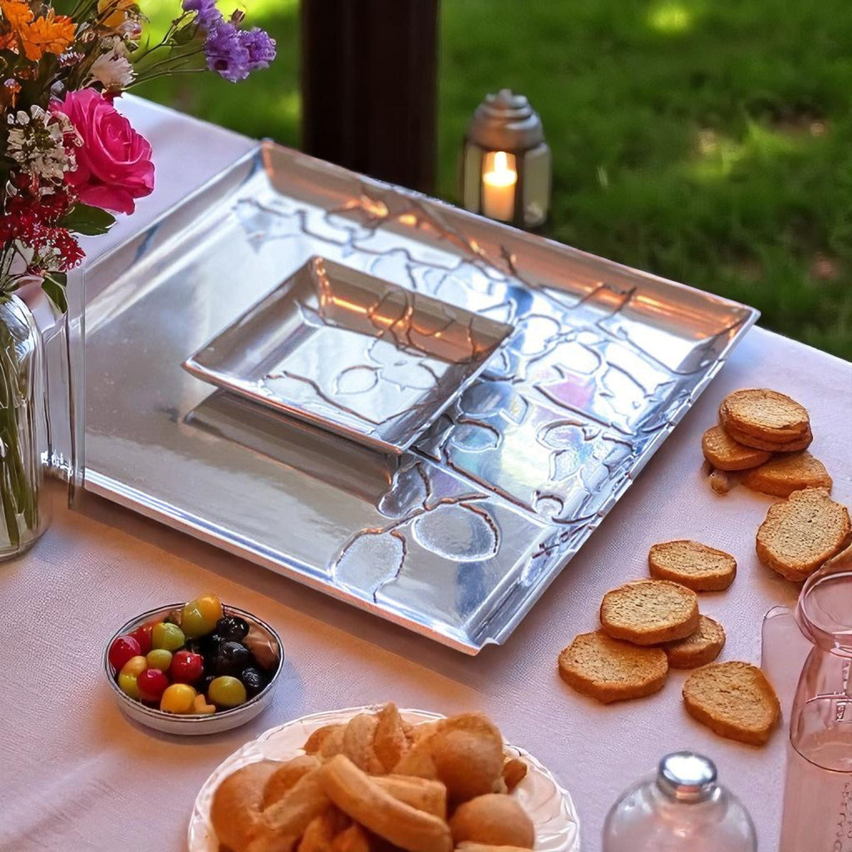 Arthur Court Misc. Rose Chip and Dip