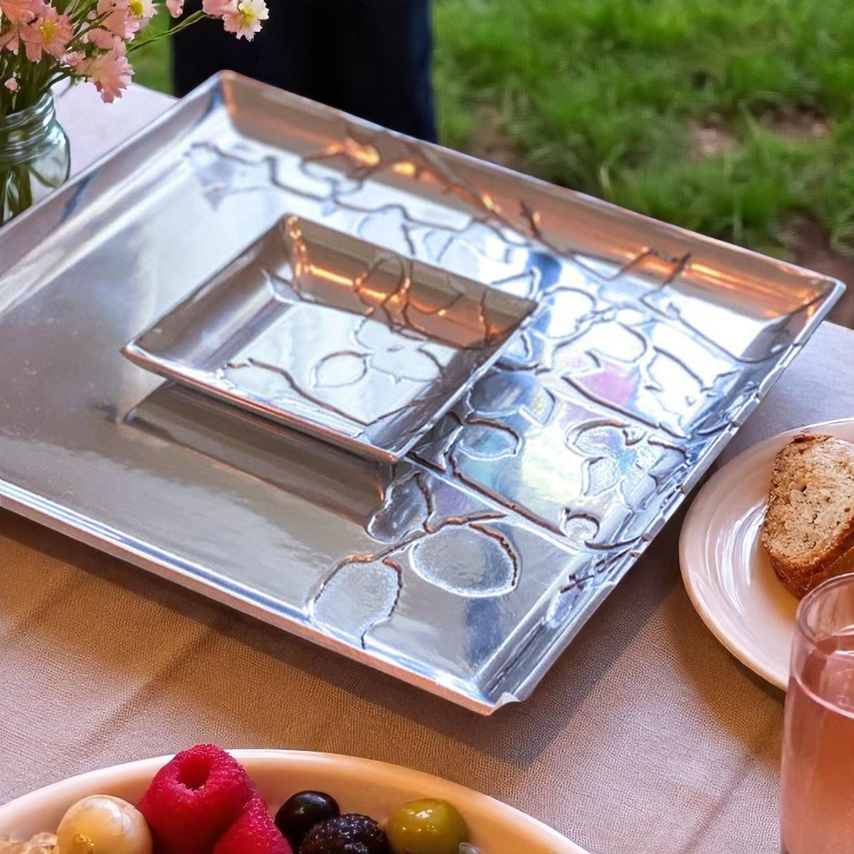 Arthur Court Misc. Rose Chip and Dip