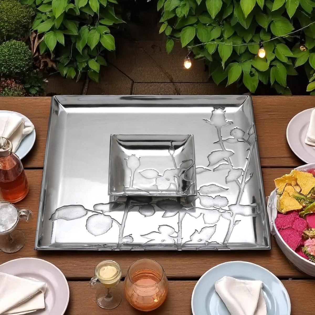 Arthur Court Misc. Rose Chip and Dip