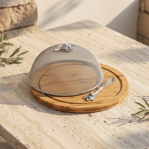 Arthur Court Olive Grove Olive 3 Piece Picnic Cheese Board / Spreader