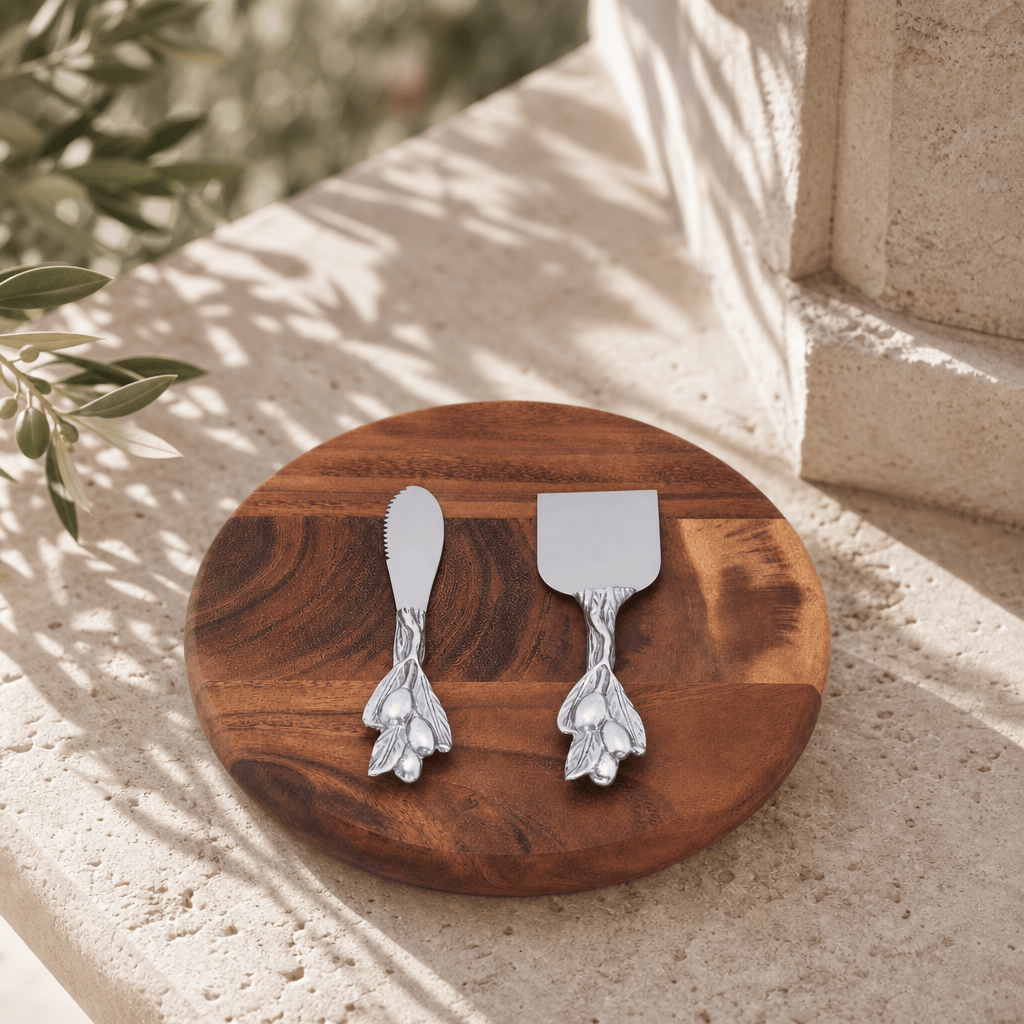 Arthur Court Olive Grove Olive Cheese Tool Set