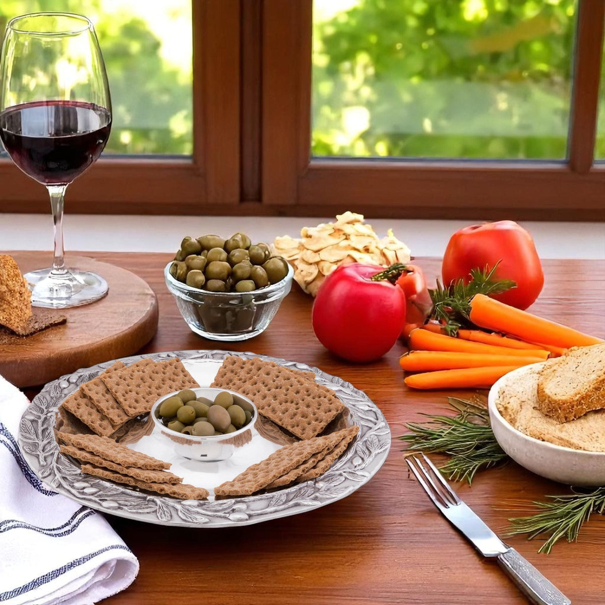 Arthur Court Olive Grove Olive Chip and Dip Set