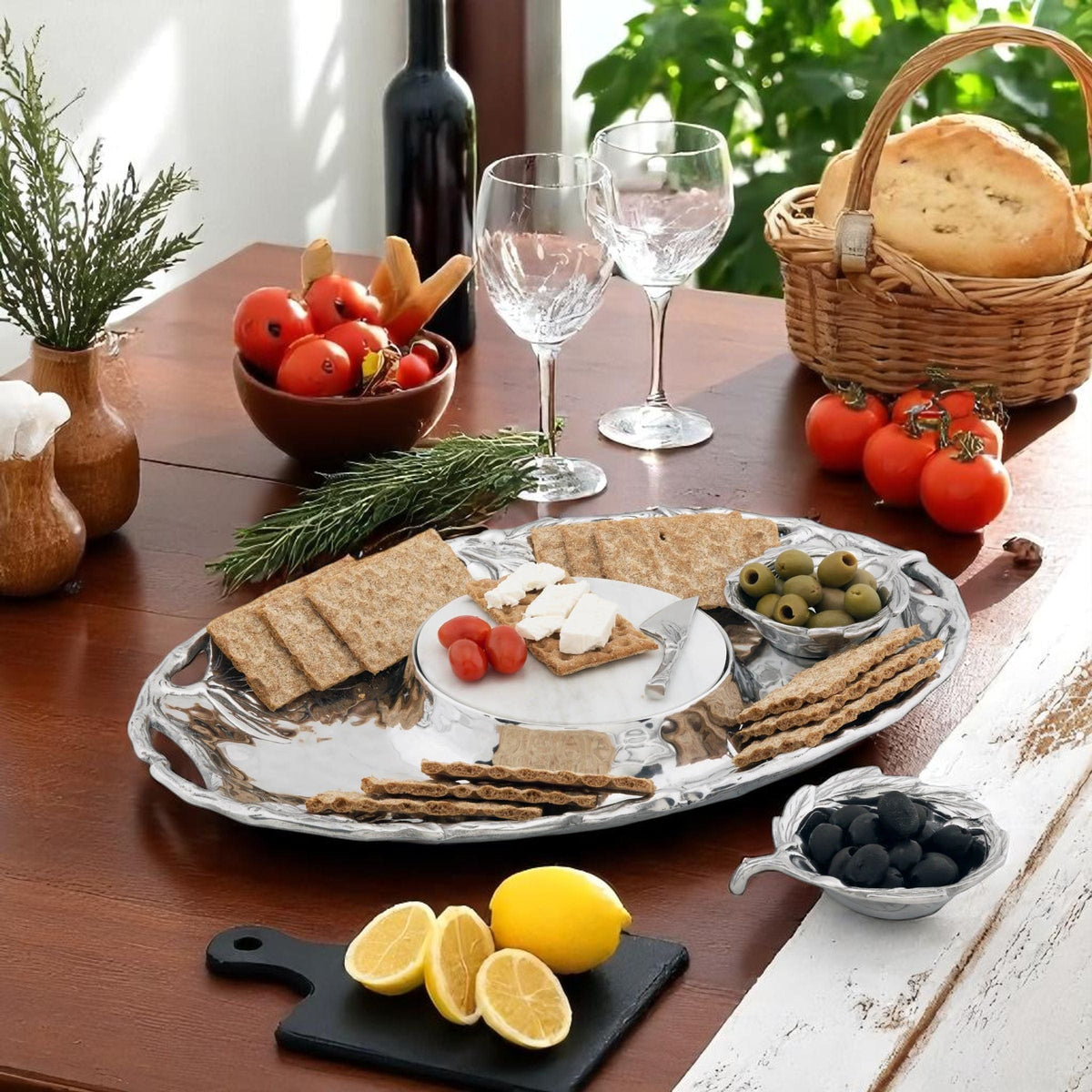 Arthur Court Olive Grove Olive Entertainment Tray