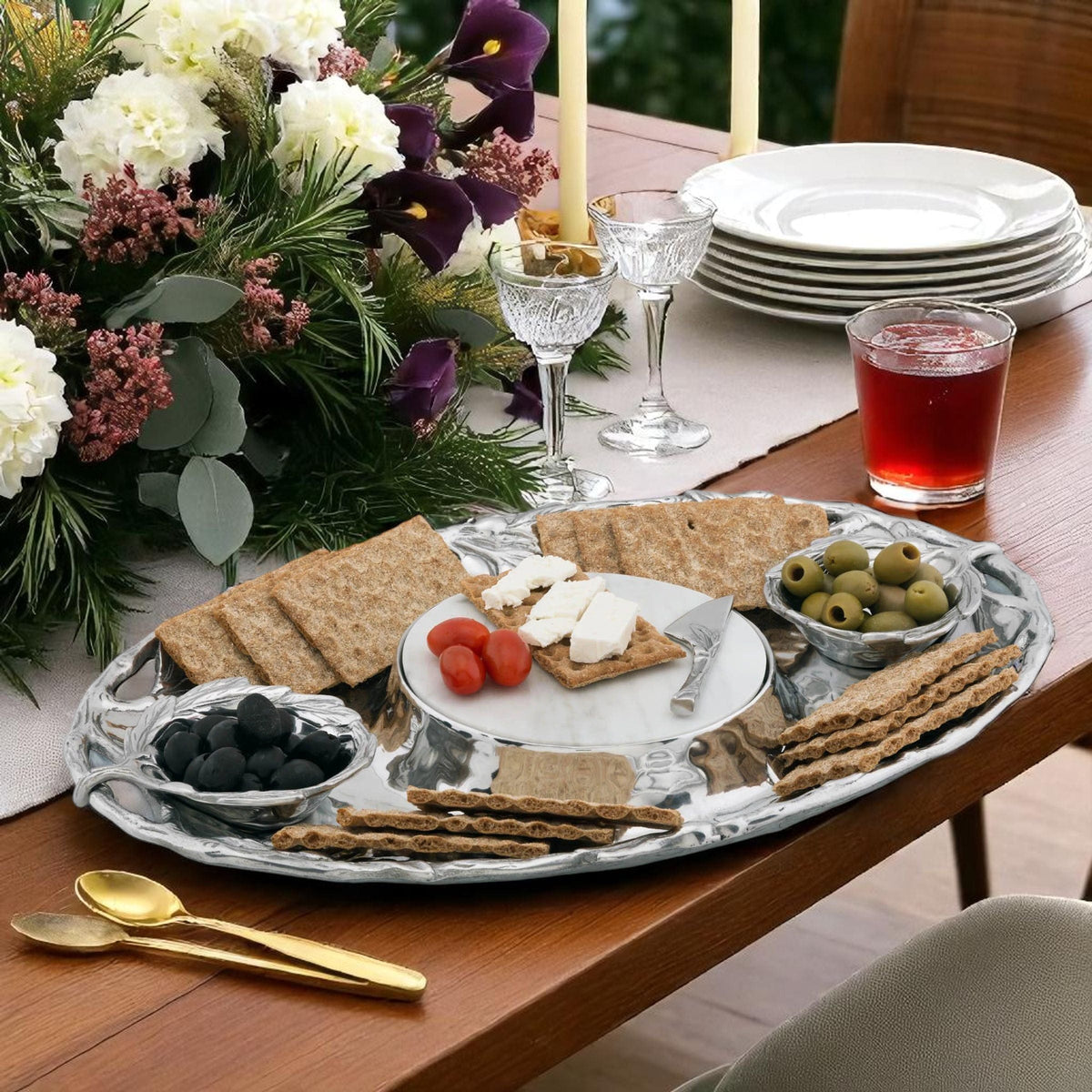 Arthur Court Olive Grove Olive Entertainment Tray