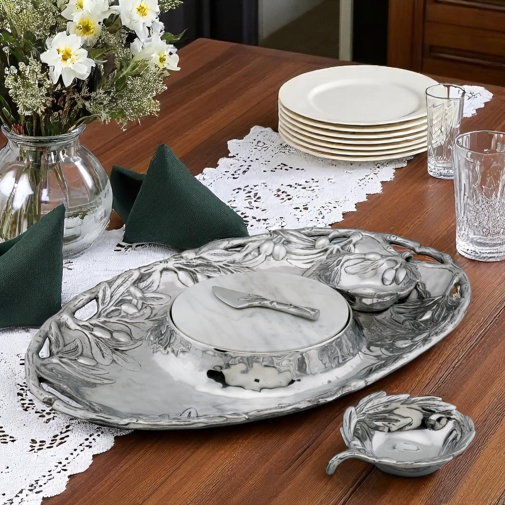 Arthur Court Olive Grove Olive Entertainment Tray