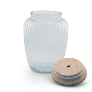 Arthur Court Olive Grove Olive Knob Glass Canisters