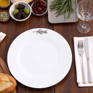 Arthur Court Olive Grove Olive Melamine Lunch Plates - Set of 4