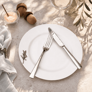 Arthur Court Olive Grove Olive Melamine Lunch Plates - Set of 4