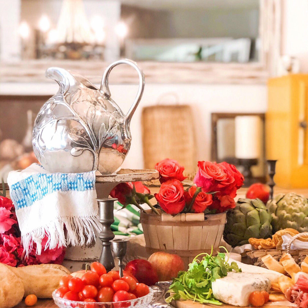 Arthur Court Olive Grove Olive Pitcher