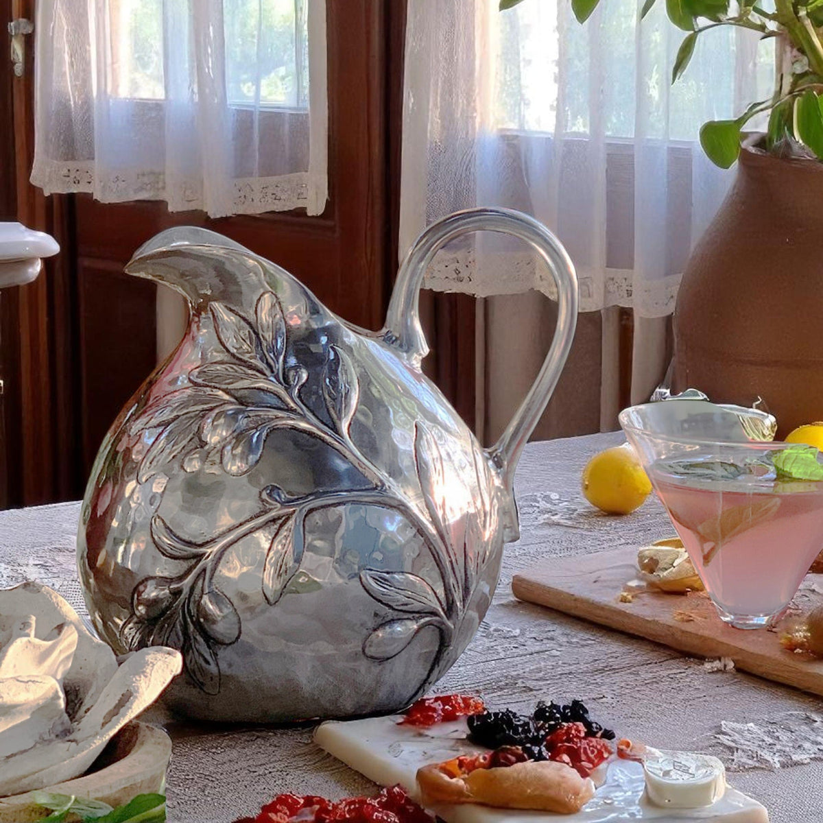 Arthur Court Olive Grove Olive Pitcher