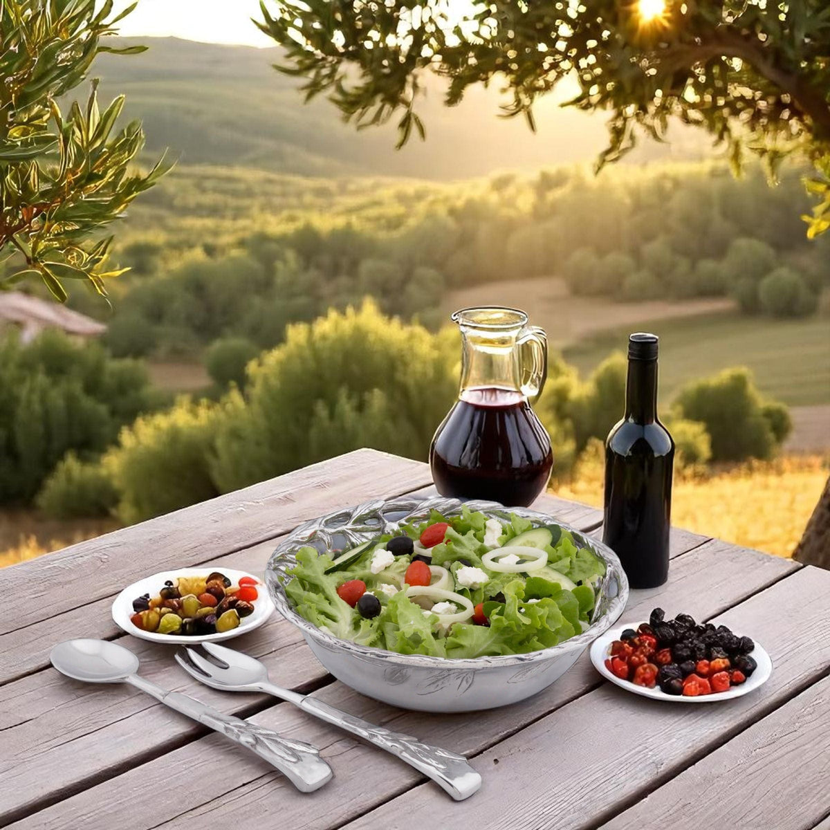 Arthur Court Olive Grove Olive Salad Set