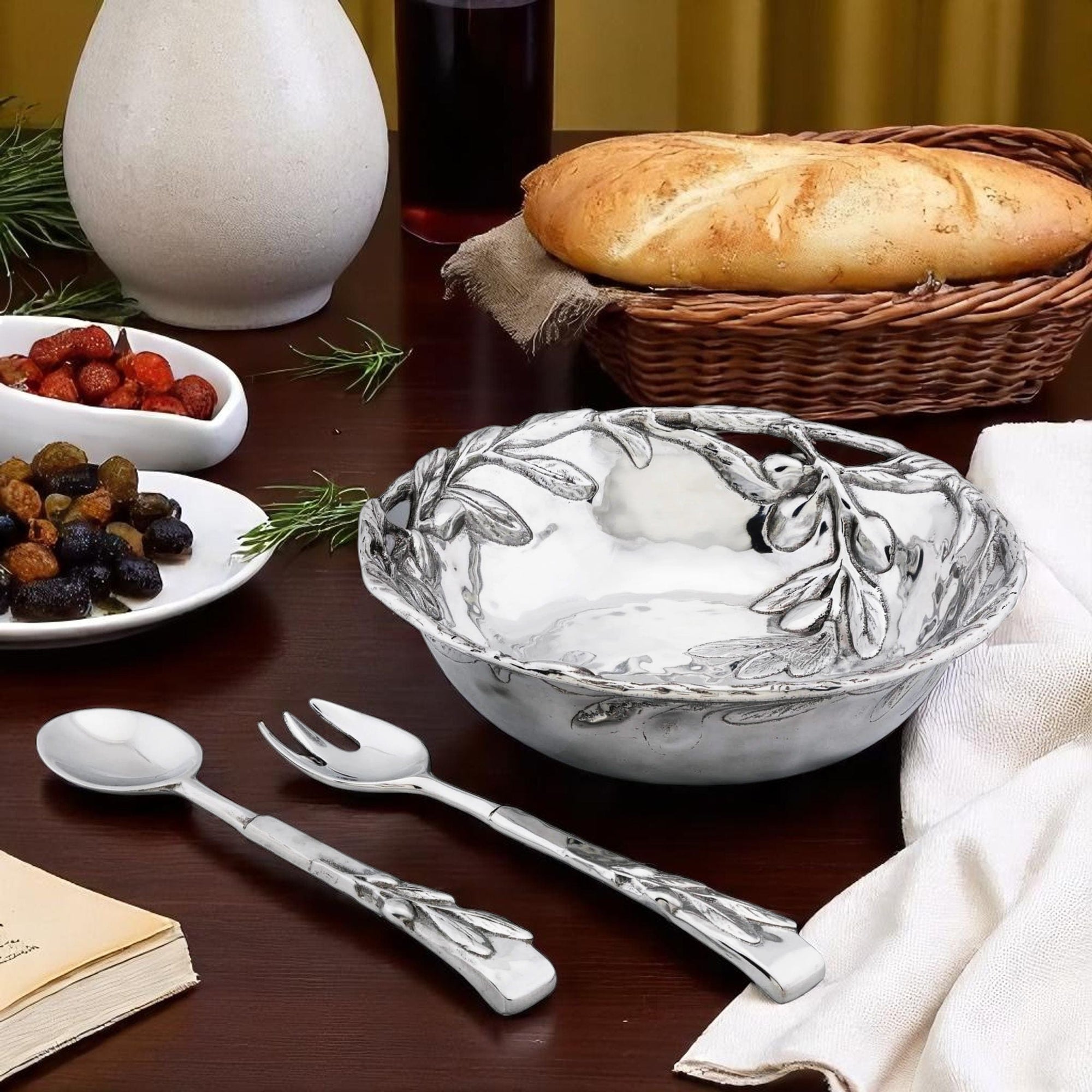Arthur Court Olive Grove Olive Salad Set