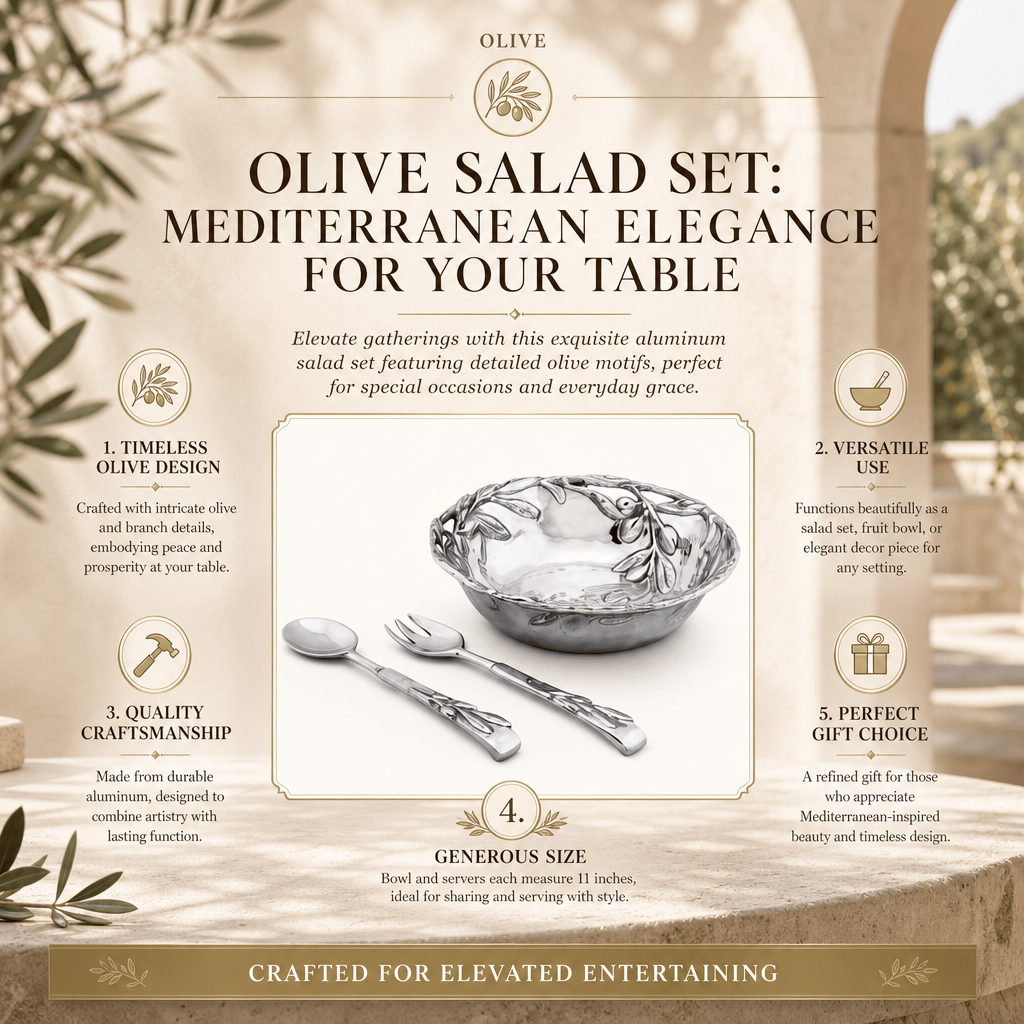 Arthur Court Olive Grove Olive Salad Set