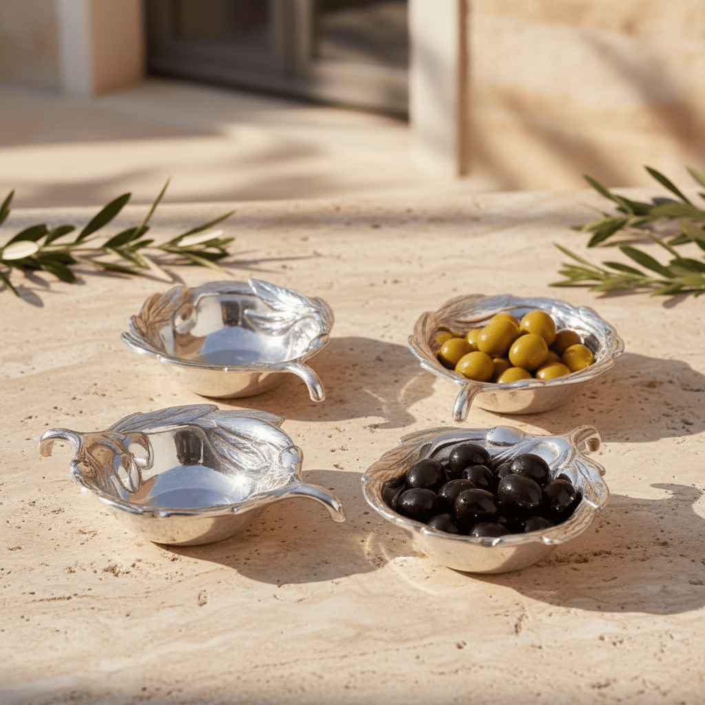 Arthur Court Olive Grove Olive Sauce/Oil Bowl