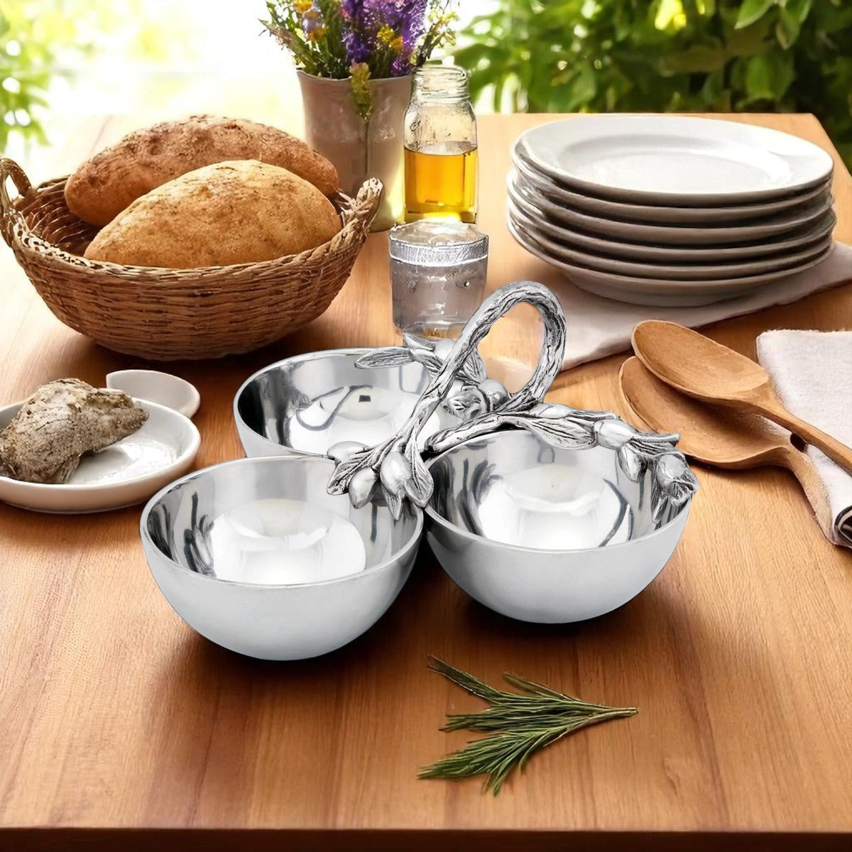 Arthur Court Olive Grove Olive Serving Bowls