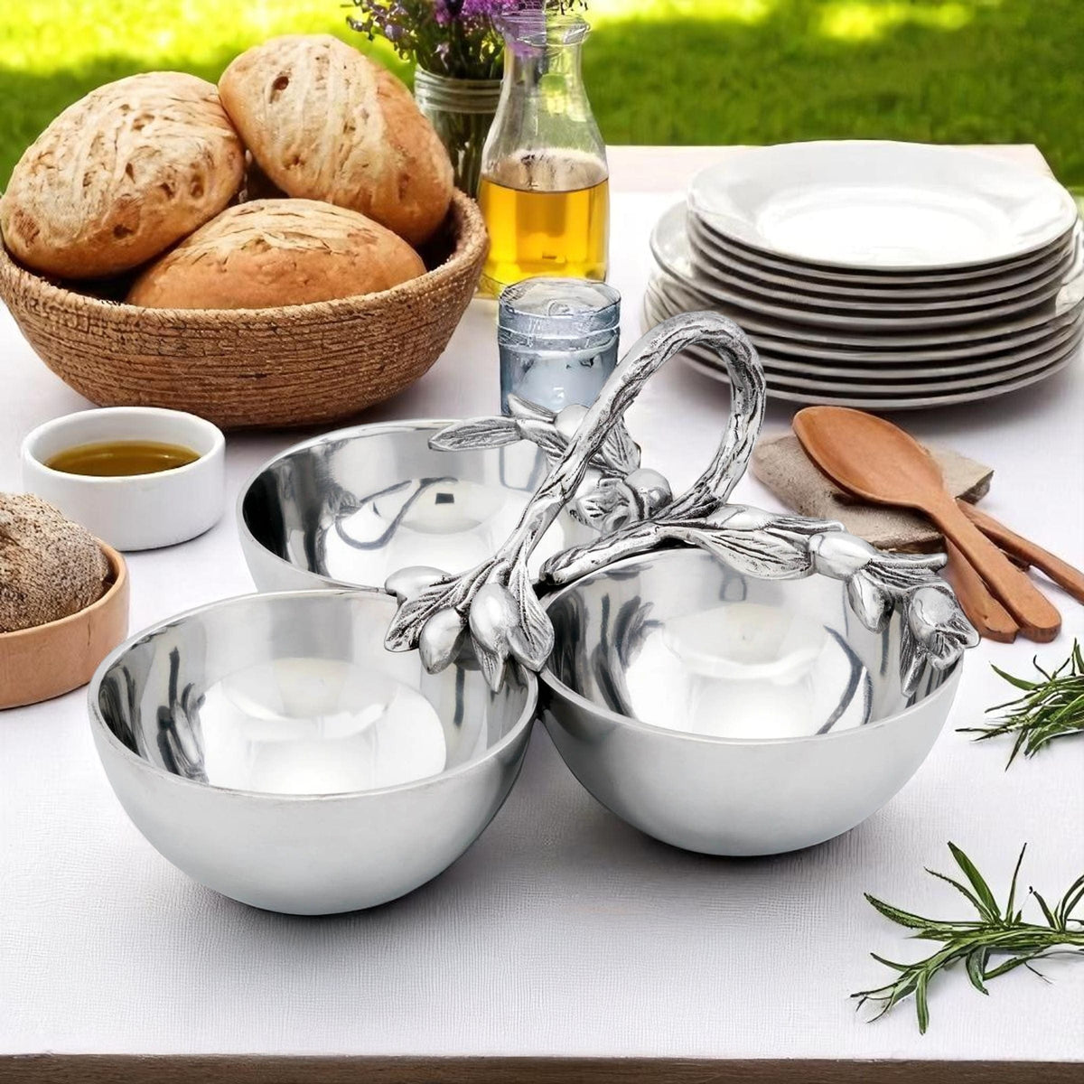 Arthur Court Olive Grove Olive Serving Bowls