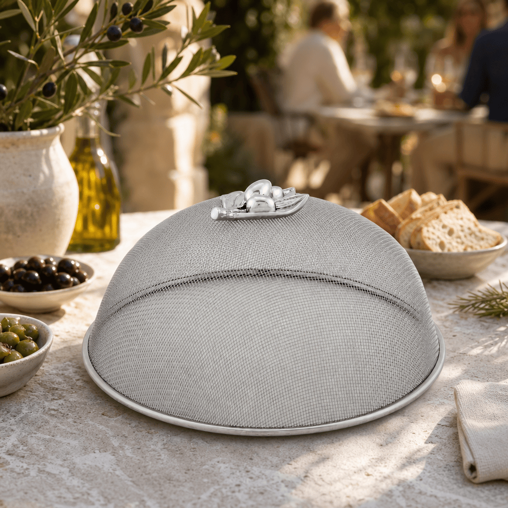 Arthur Court Olive Grove Olive Stainless Mesh Picnic Cover