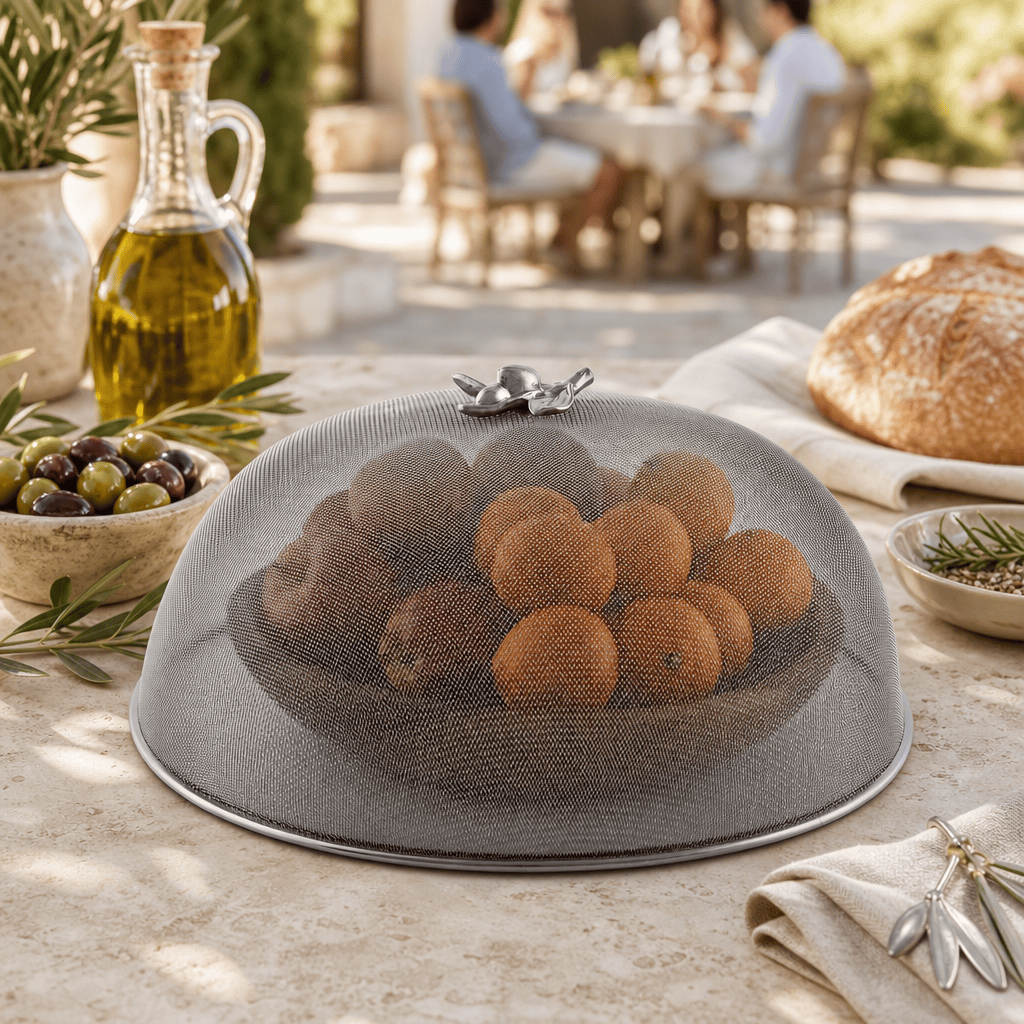 Arthur Court Olive Grove Olive Stainless Mesh Picnic Cover