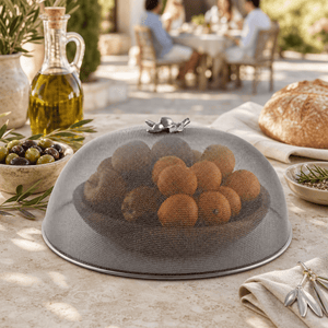 Arthur Court Olive Grove Olive Stainless Mesh Picnic Cover