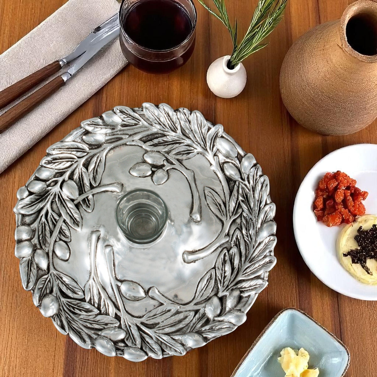 Arthur Court Olive Grove Olive Tidbit tray